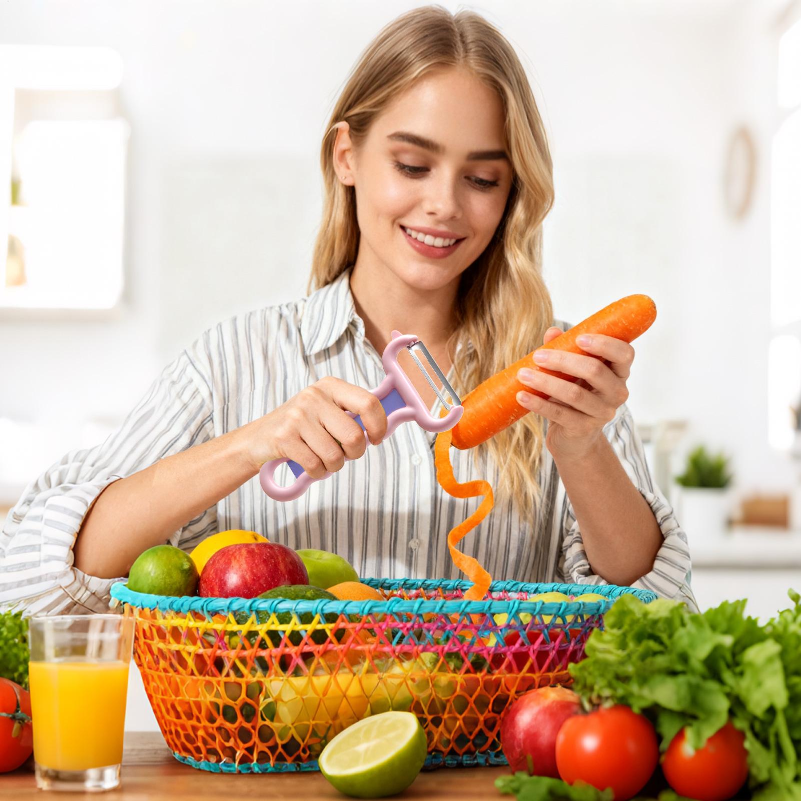 Kitchen Gadgets For Men - เครื่องปอกผักแบบมือถือ อุปกรณ์ครัว เครื่องหั่นผัก สำหรับตั้งแคมป์ ปิกนิก ท่องเที่ยว