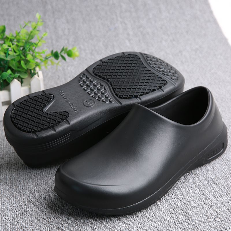Kitchen Gadgets For Men - รองเท้าเชฟกันลื่นสำหรับทั้งชายและหญิง - รองเท้าพื้นไม้แบบสวม น้ำหนักเบาและสวมใส่สบาย พื้นรองเท้าด้านบนทำจากอีวา +