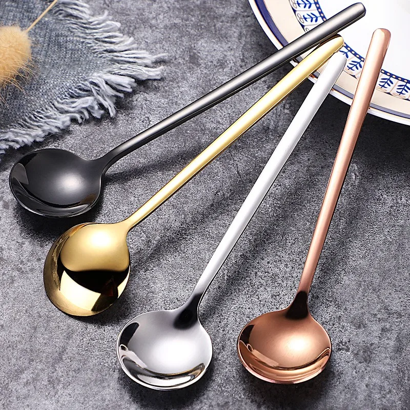 304 ช้อนกาแฟสแตนเลสช้อนชาบนโต๊ - Kitchen Gadgets Gold บทวิจารณ์และราคา