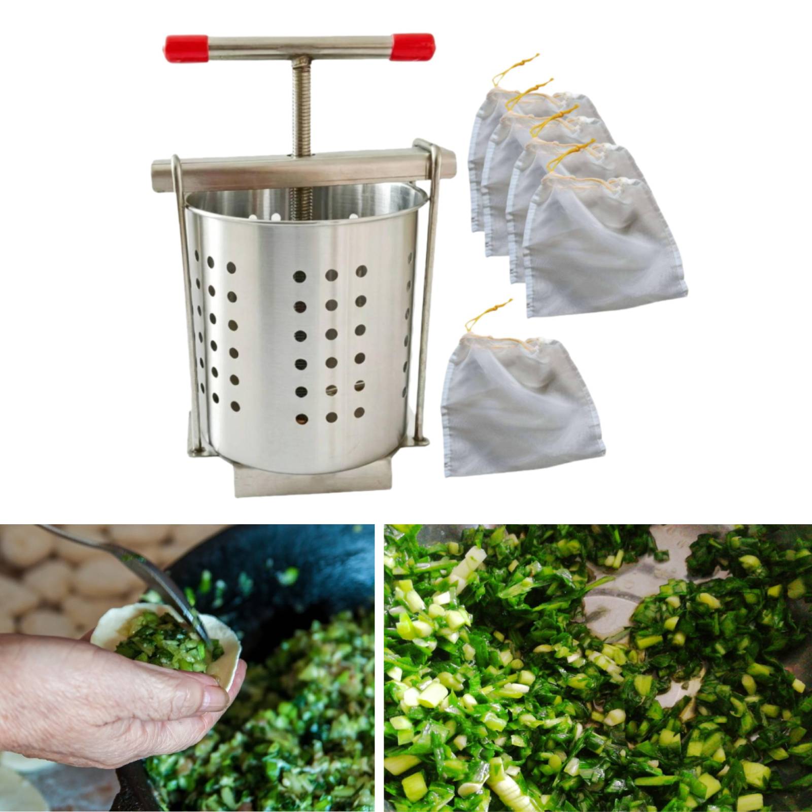 เครื่องคั้นน้ำผลไม้แบบมือหมุนส - Kitchen Gadgets Dumpling Maker บทวิจารณ์และราคา