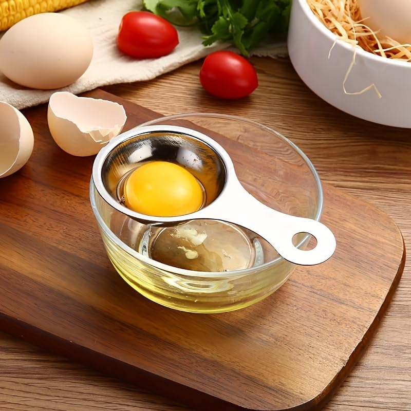 ที่แยกไข่แดงไข่ขาวสแตนเลส สีขา - Egg Separator Tool บทวิจารณ์และราคา