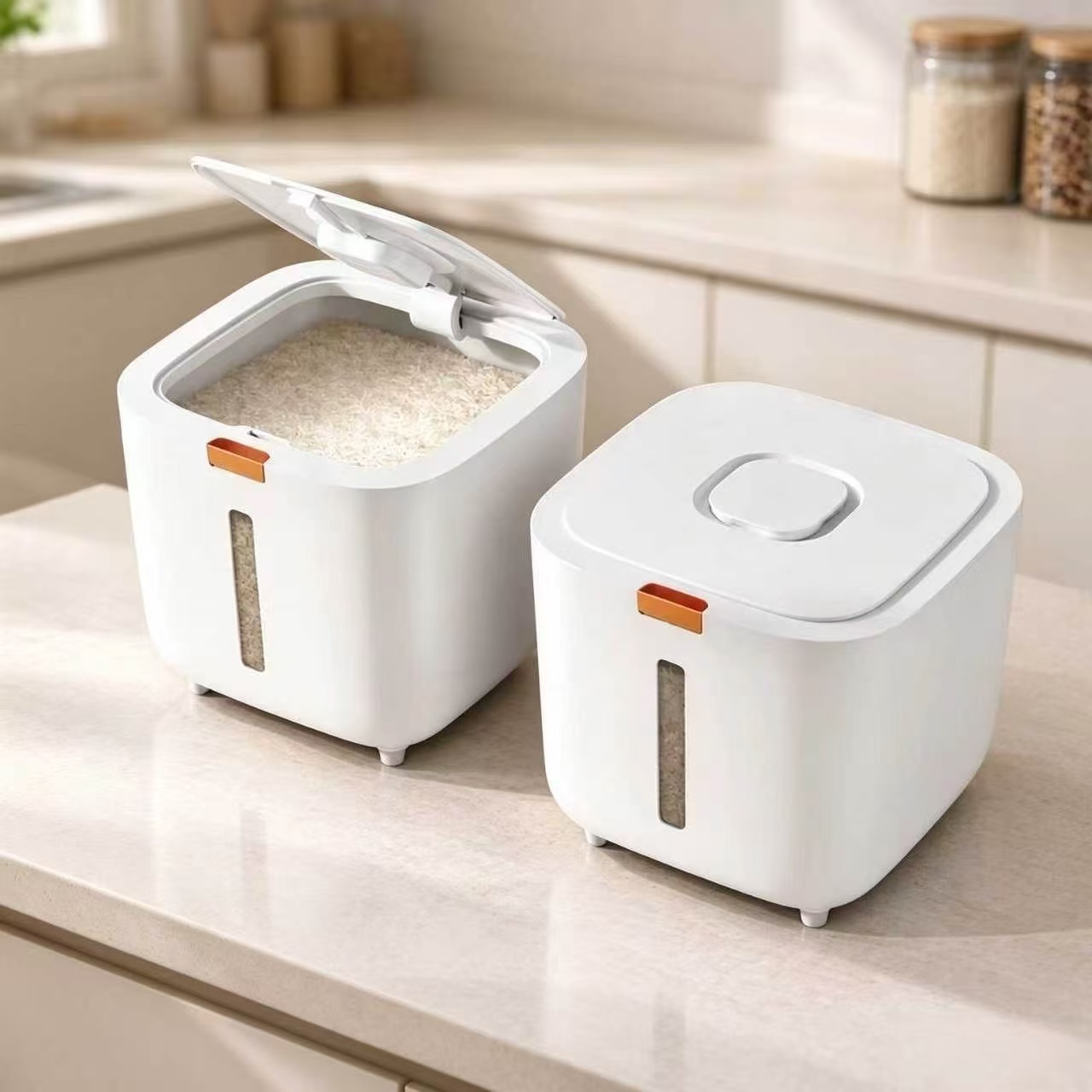 กล่องเก็บธัญพืชกันความชื้น ภาช - Kitchen Gadgets Organizer บทวิจารณ์และราคา