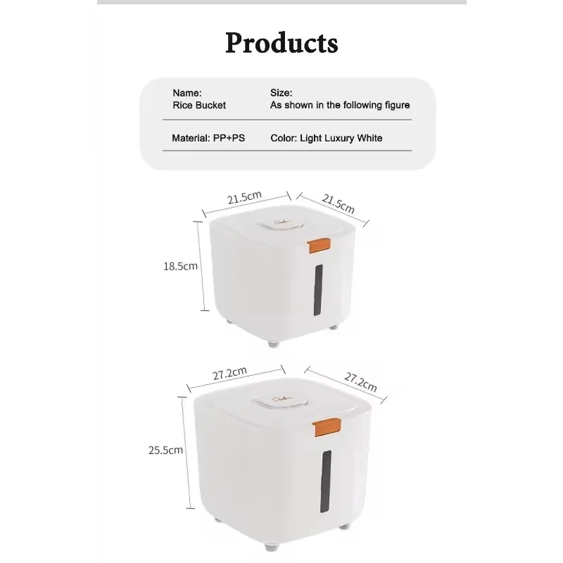 กล่องเก็บธัญพืชกันความชื้น ภาช - Kitchen Gadgets Organizer บทวิจารณ์และราคา