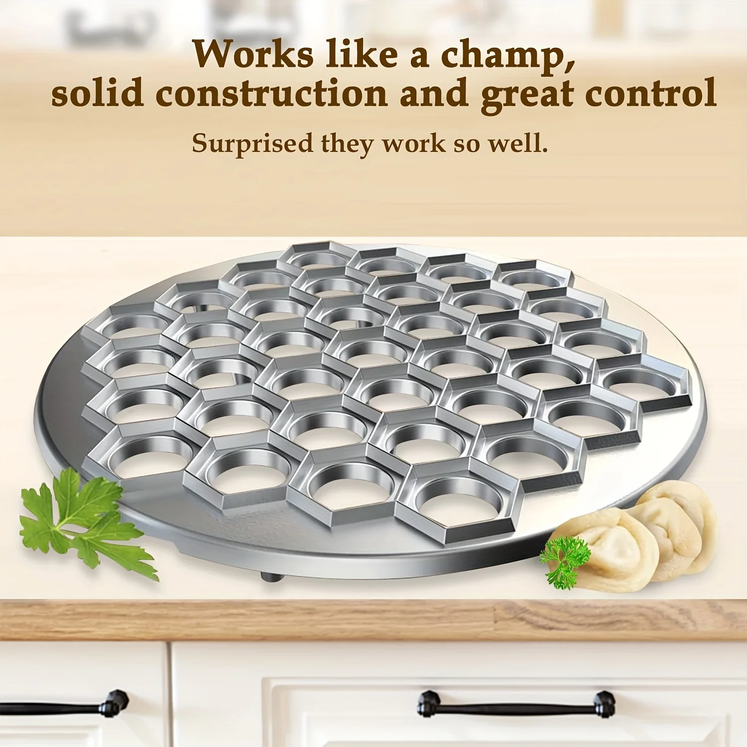 เครื่องทำเกี๊ยวอะลูมิเนียม |   - Kitchen Gadgets Dumpling Maker บทวิจารณ์และราคา
