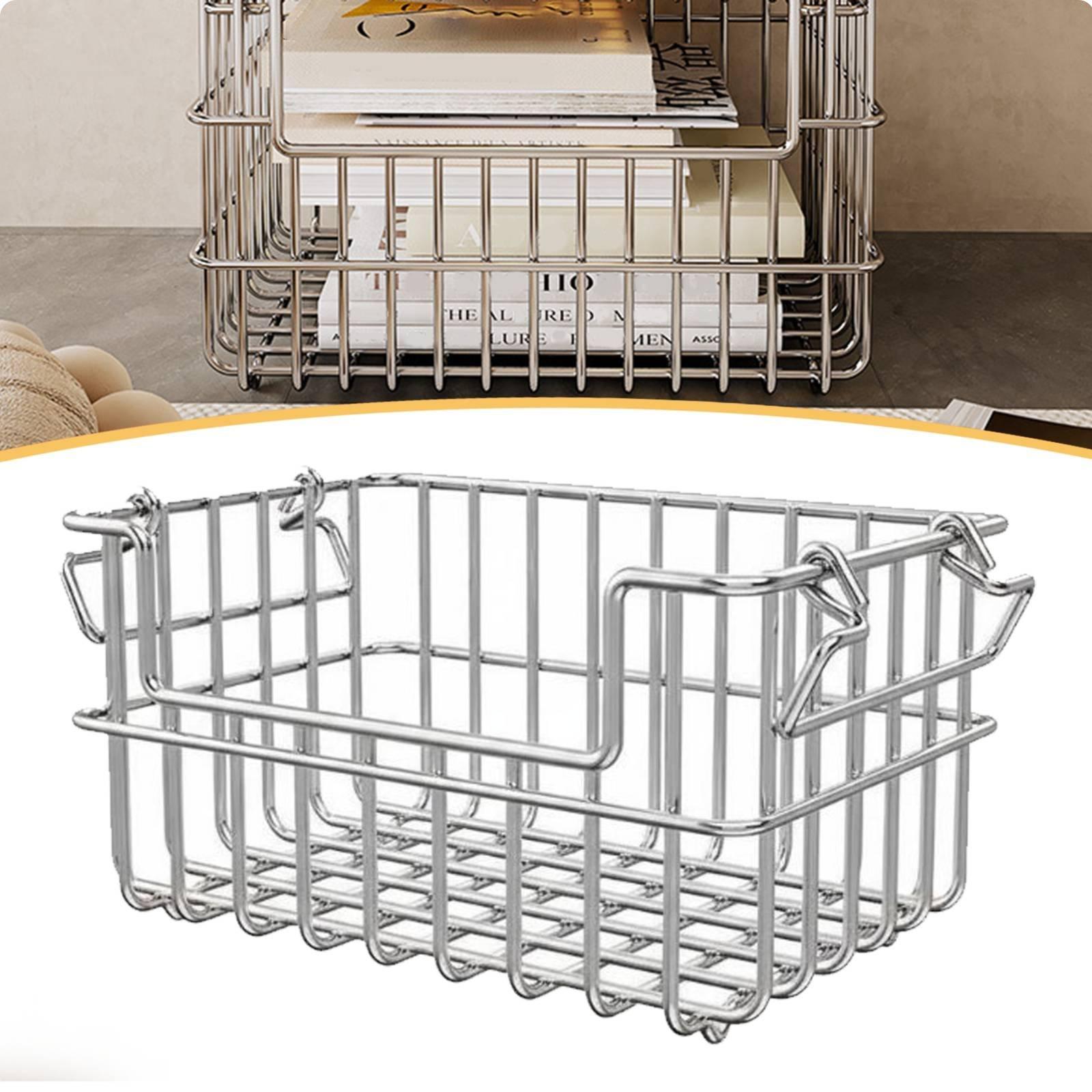 ตะกร้าเก็บของสแตนเลสความจุสูงส - Kitchen Gadgets Organizer บทวิจารณ์และราคา